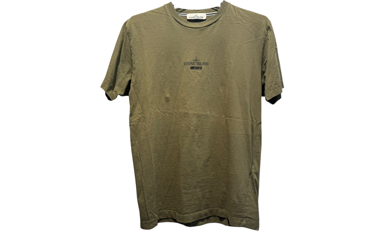 nike Used Stone Island Archivio Tee Olive - 422261744