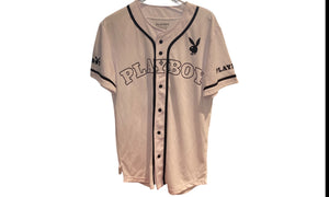 Playboy Used Playboy button up jersey White - PB1
