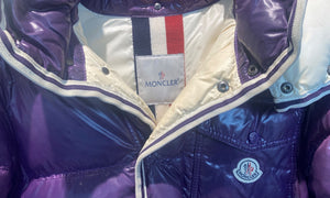Moncler Used Moncler branson hooded jacket purple - MBJ