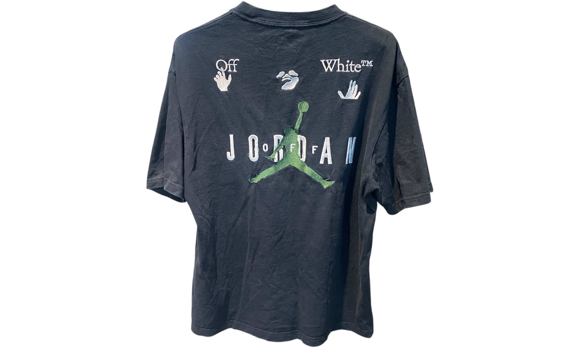 Nike Used Air Jordan x Off White Tee Black - test