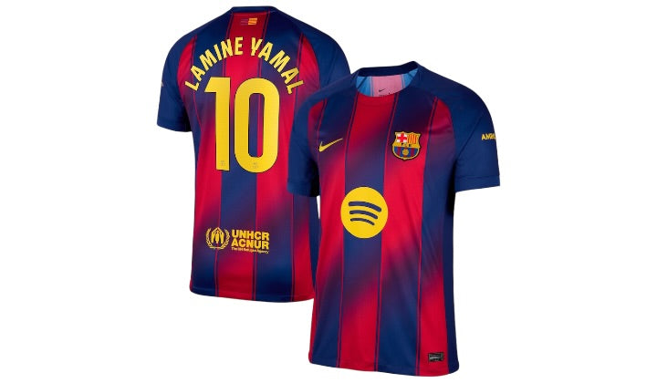 FC Barcelona 25/26 Home Kit Lamine Yamal
