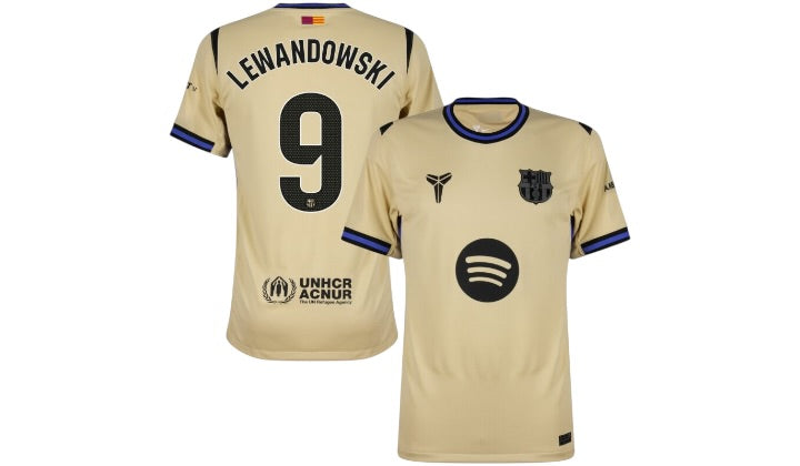 FC Barcelona 25/26 Away Kit Lewandowski