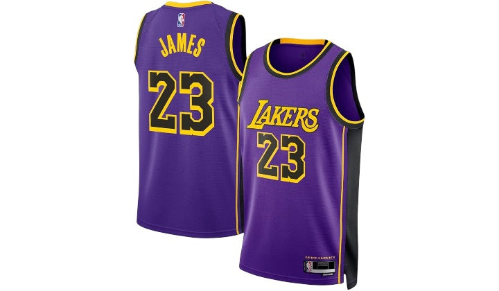 nike Used Los Angeles Lakers Jersey 24 Lebron James - test