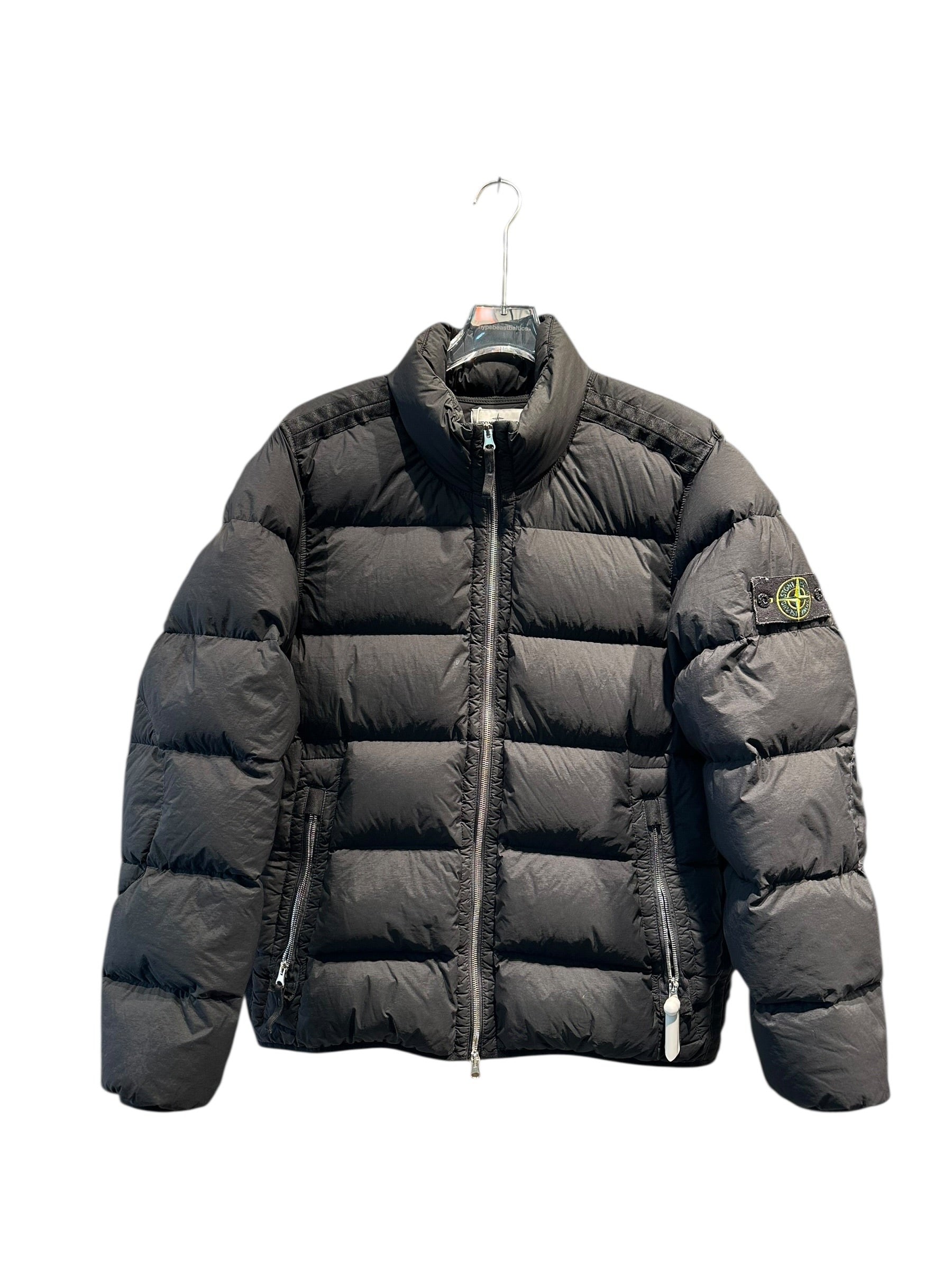 nike Used Stone Island Seamless Nylon Tunnel Down Puffer Jacket Black - test