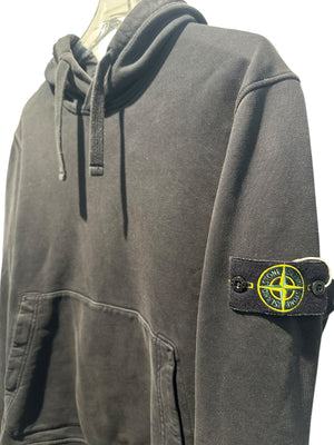 Stone Island Used Stone Island Hoodie Black - SI