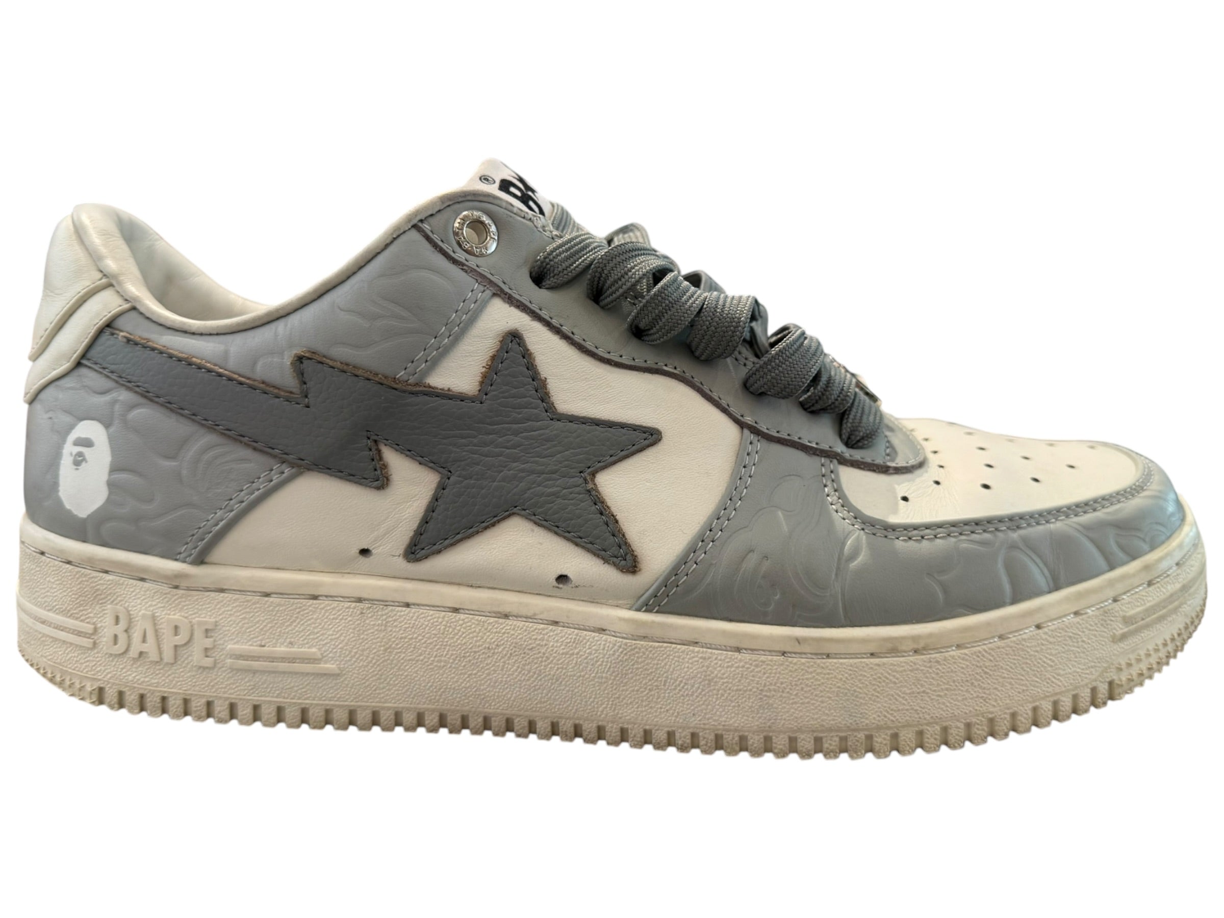 Bape Used A Bathing Ape Bape Sta #4 Line Camo White Grey - 1I70-291-001-SAX