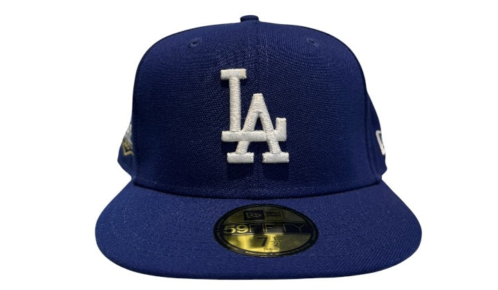 nike Used Los Angeles Dodgers Fitted Cap Blue - test