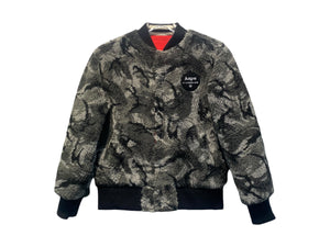 A Bathing Ape Used Aape Reversible Varsity Jacket Camo/Red - test