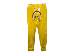 A Bathing Ape Used Bape Yellow Shark Joggers - test