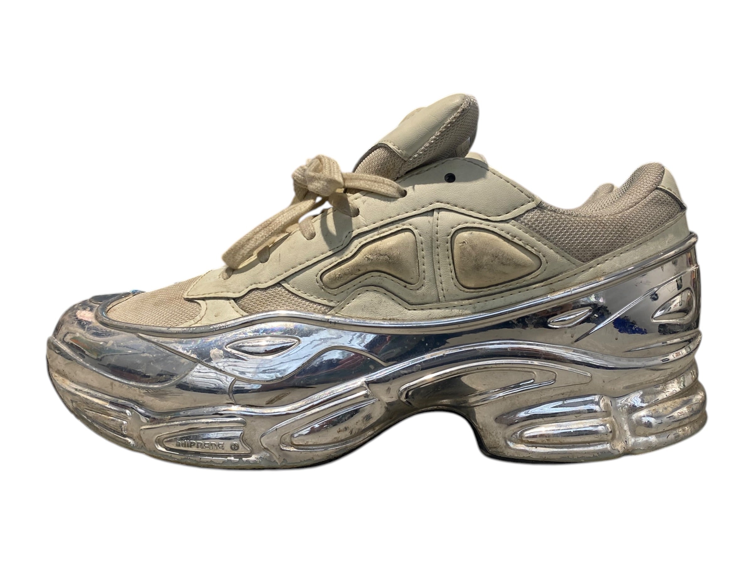 Adidas Used Ozweego Raf Simons Cream White Silver Metallic - EE7945