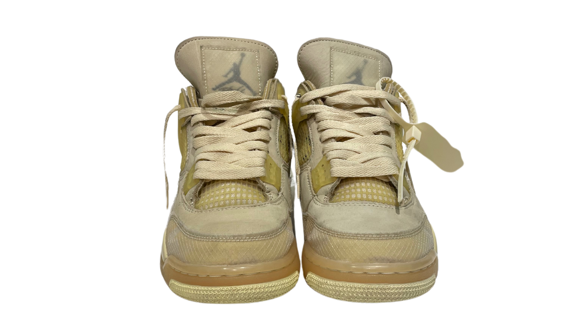 Air Jordan Used Jordan 4 Retro Off-White Sail (Women's) - CV9388-100