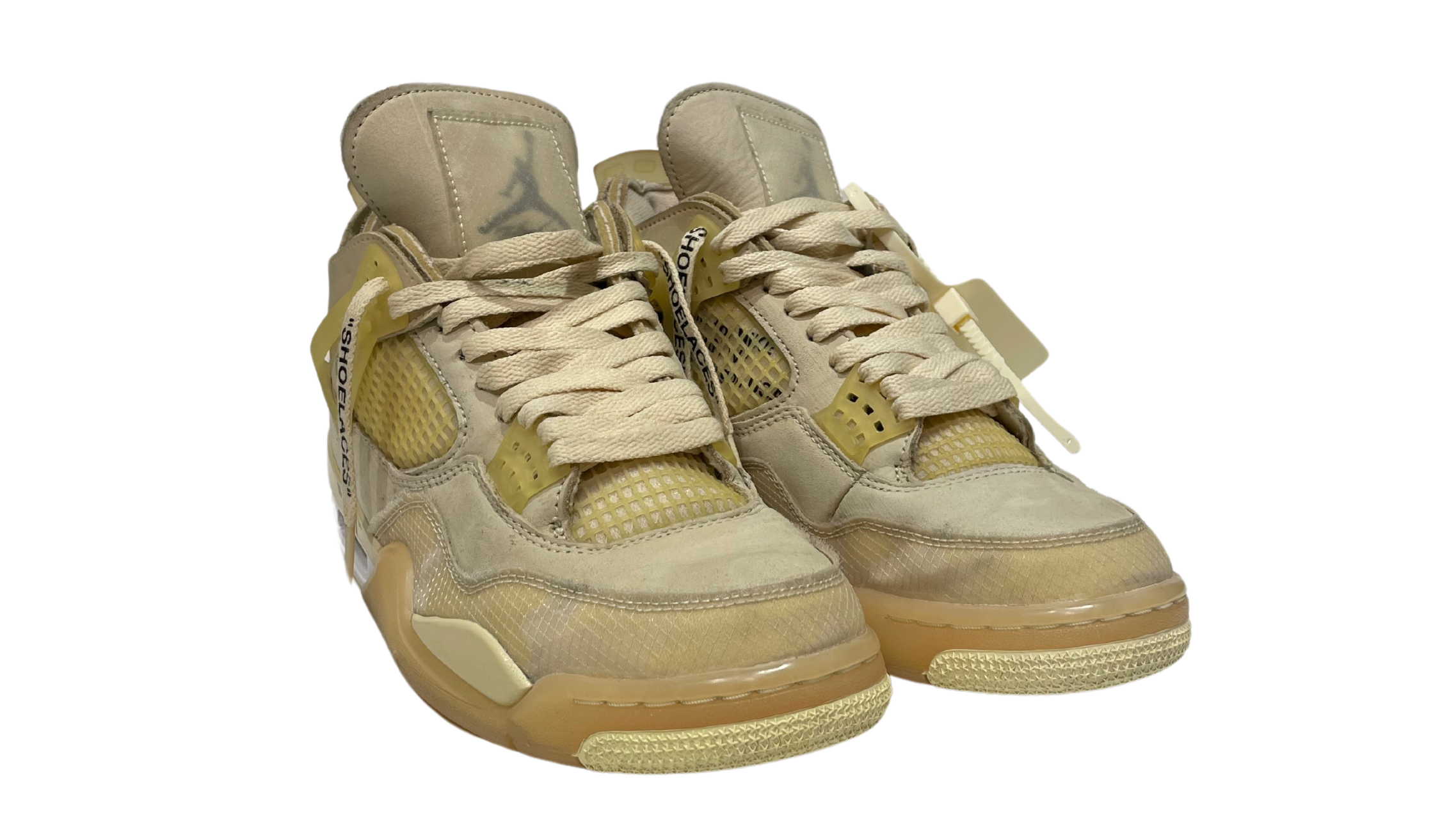 Air Jordan Used Jordan 4 Retro Off-White Sail (Women's) - CV9388-100