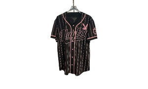 PB Used Playboy Baseball Jersey Black - 720251927