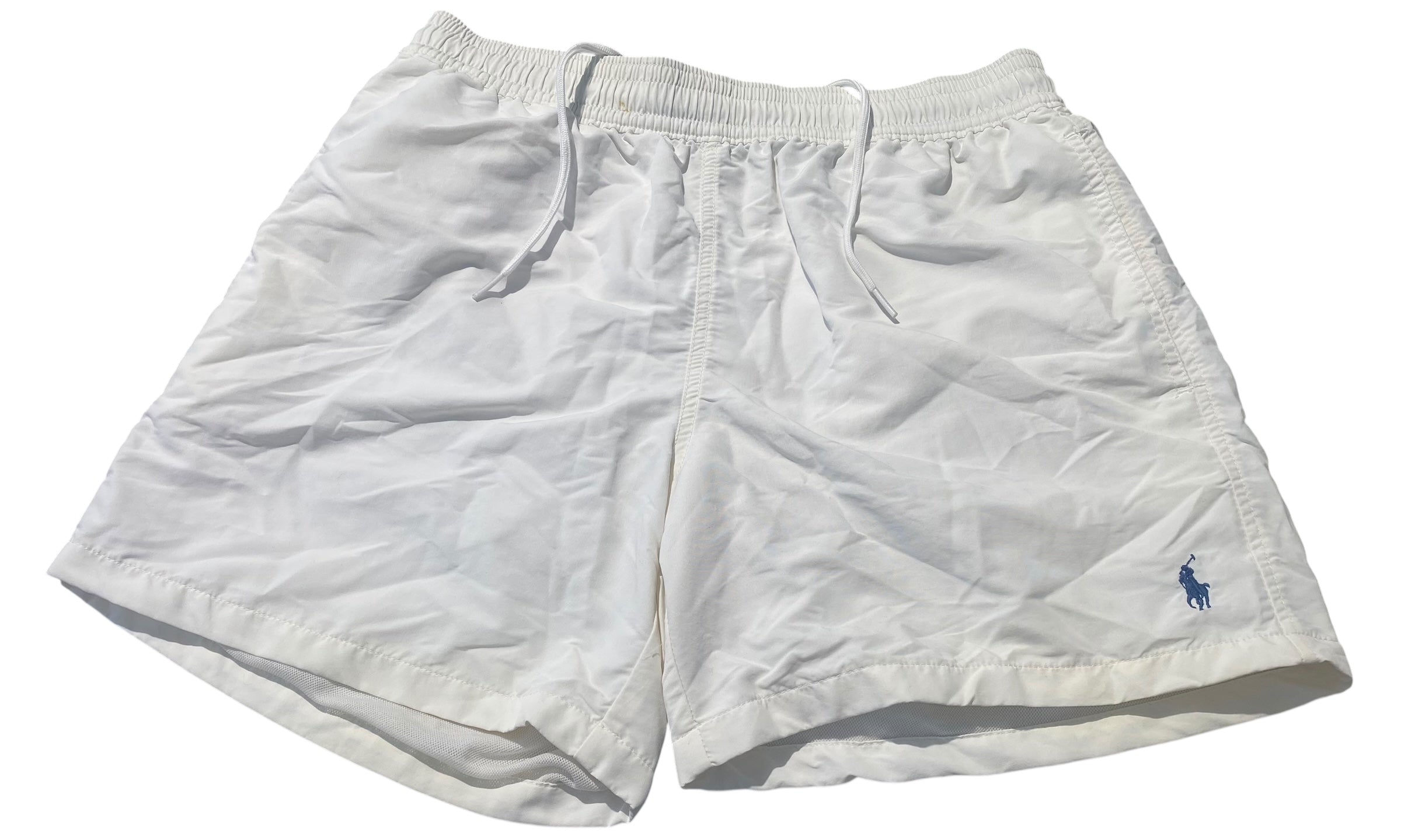 nike Used Ralph Lauren Polo Swimshorts White - test