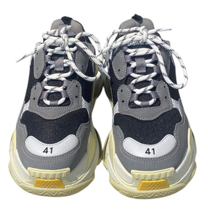Balenciaga Used Balenciaga Triple S Sneaker 'Grey Yellow' - test
