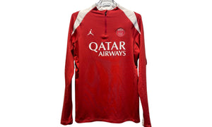 nike Used Paris Saint Germain Quarter Zip Red - test