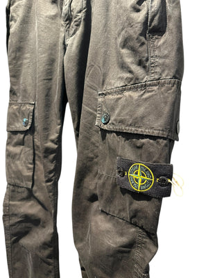 nike Used Stone Island Black Cargo Pants - test