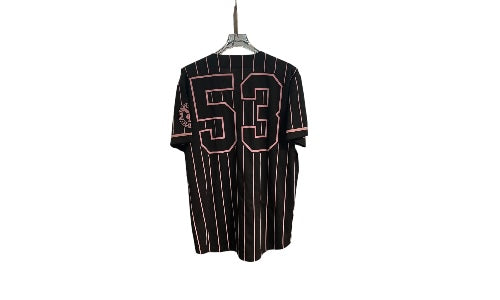 PB Used Playboy Baseball Jersey Black - 720251927