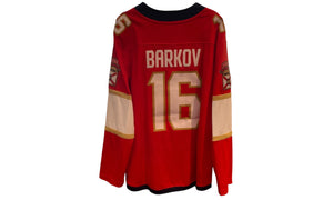 nike Used Florida Panthers Hockey Jersey Barkov 16 Stanley Cup - test
