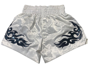 nike Used May Thai Shorts Black, White and Gold - test