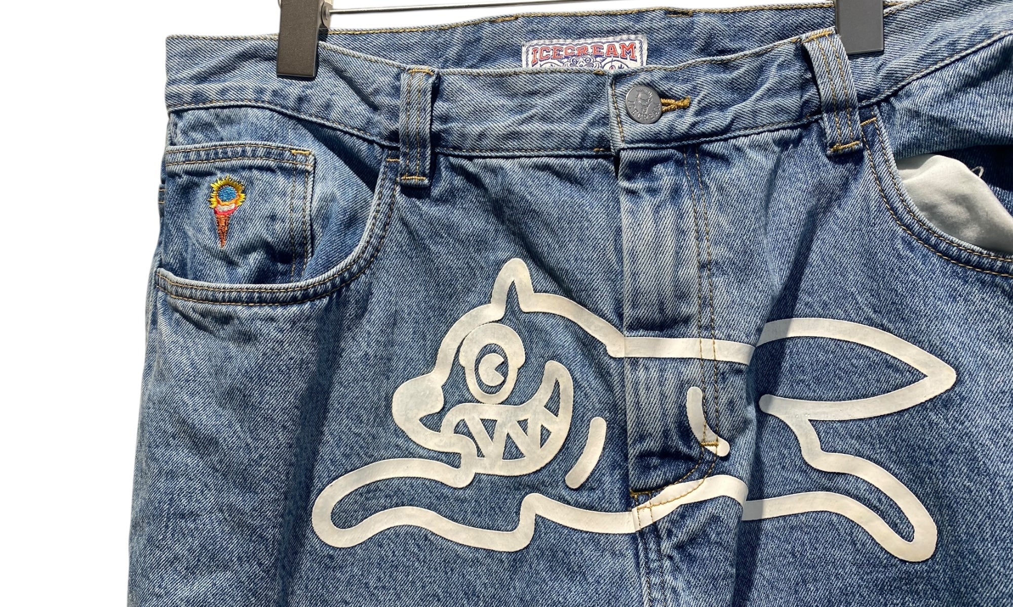 nike Used Billionaire Boys Club Ice Cream Running Dog Jeans - test
