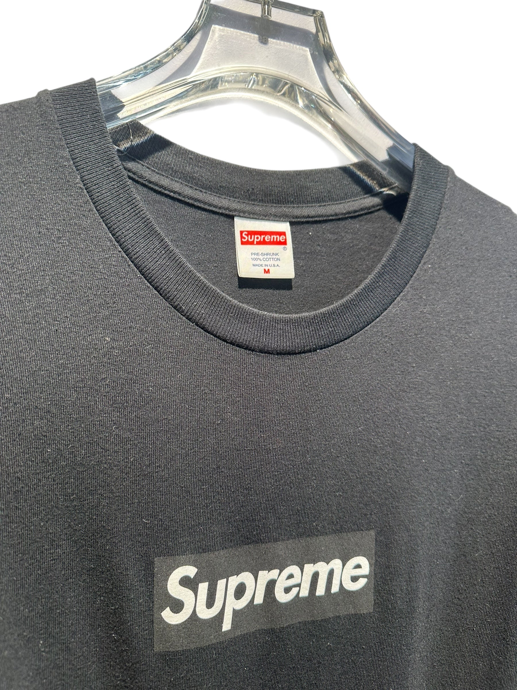 Supreme Used Supreme Box Logo L/S Tee Black - 123261725