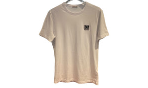 nike Used Moncler White Cotton Logo Tee - test