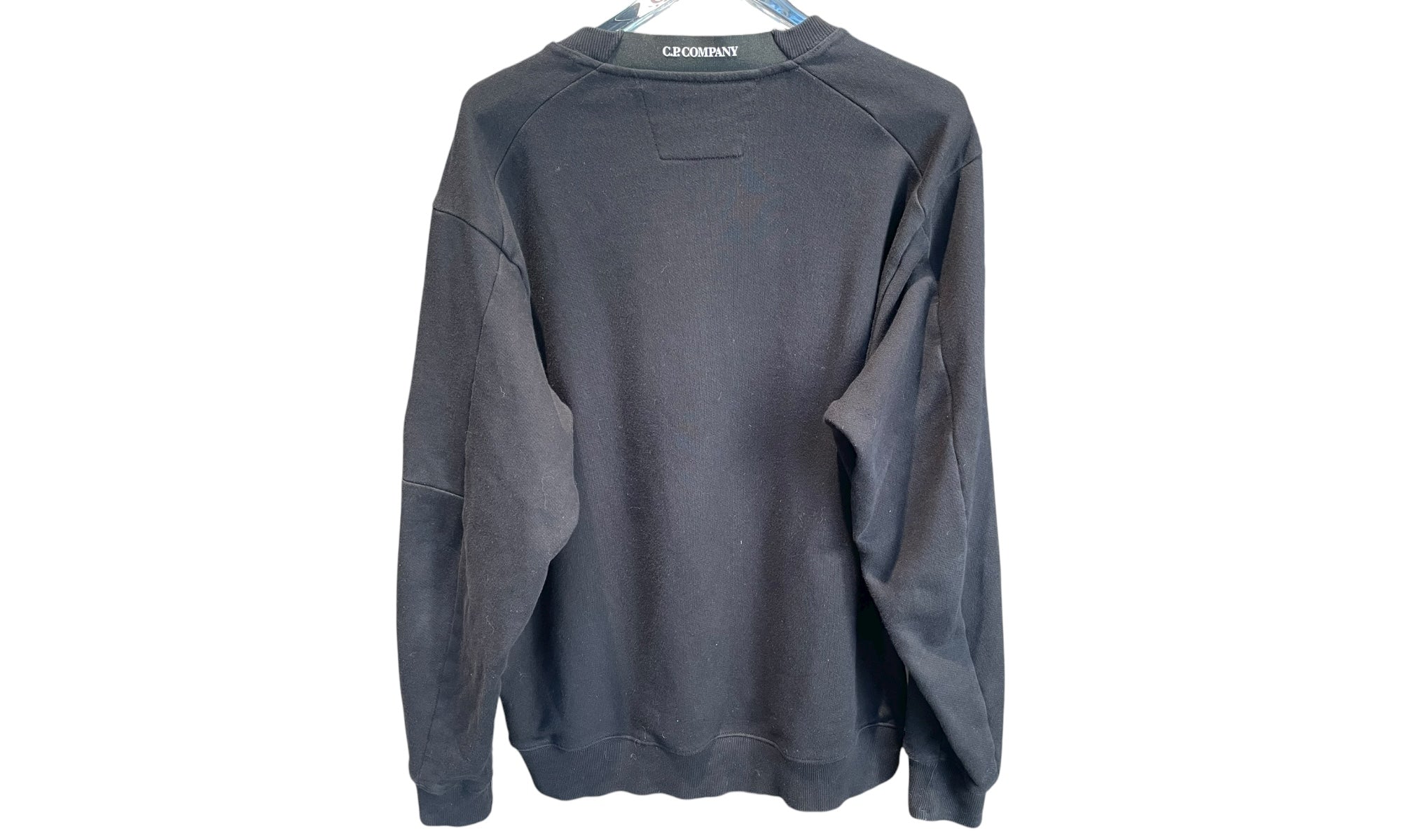 nike Used C.P Company Crewneck Black with Lens Pocket - test