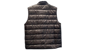 Moncler Used Moncler Gui down gilet dark brown - 1105251351