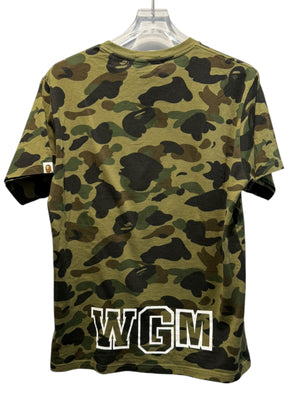 Bape Used Bape Camo Shark Zip Graphic Tee - 1204251418