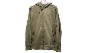 C.P. Company Used C.P. Company goggles Zip up hoodie olive - 1214251452