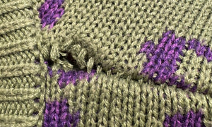 Supreme Used Supreme S Repeat Sweater Olive - 1229251146