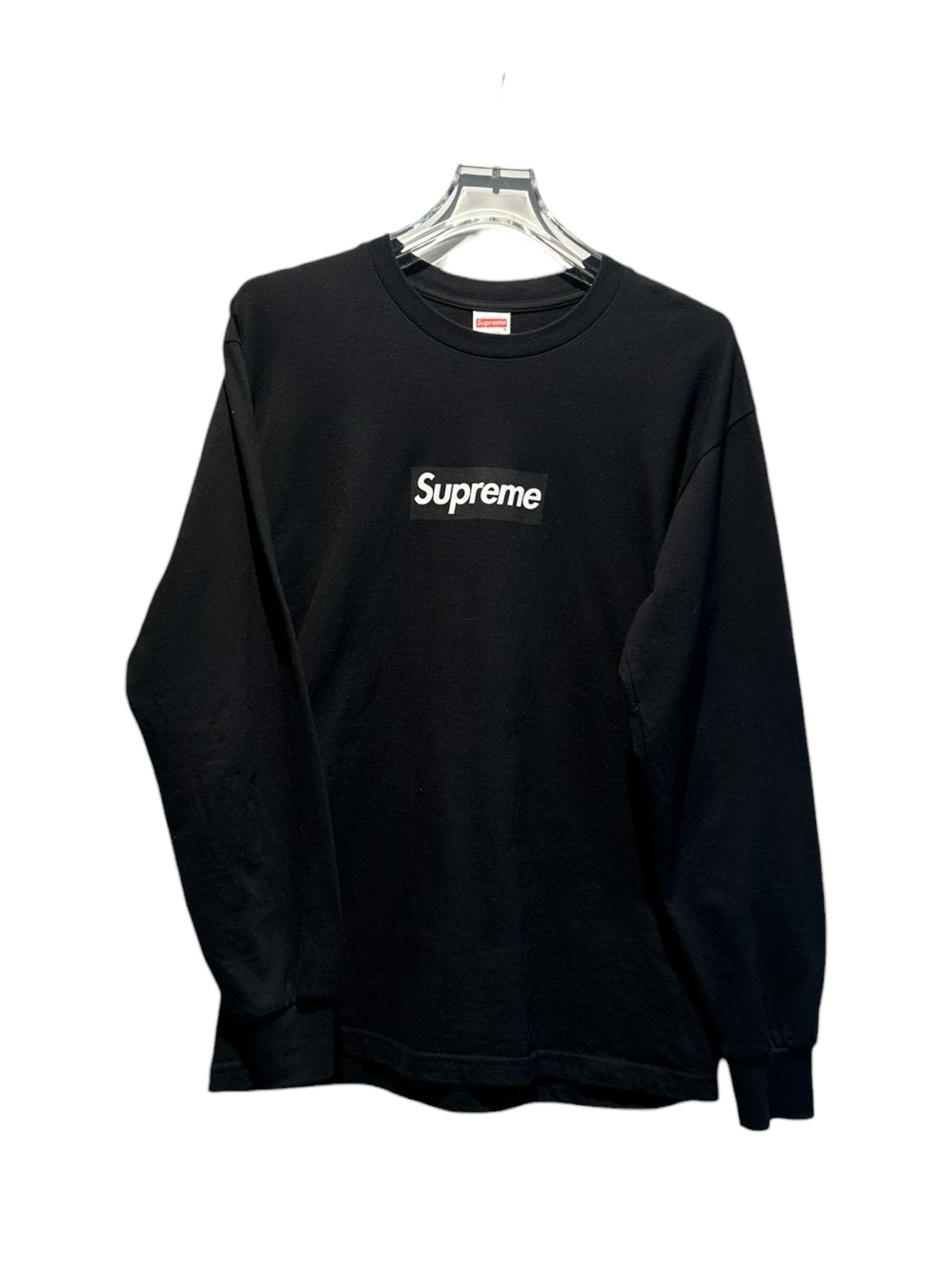 Used Supreme Box Logo L/S Tee Black (123261725) - HYPEBEASTBALTICS 
