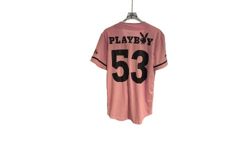 PB Used Playboy Baseball Jersey Pink - 720251927