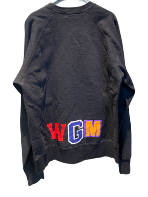 A Bathing Ape Used Bape Shark Zipper Crewneck Black - test