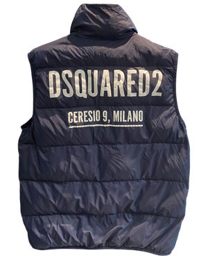 dsquared Used Dsqured Navy Gilet Vest  - 1012251215