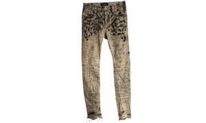 Purple Used Purple Brand Bleach Dipped Low Rise Skinny Jeans - 1015251319