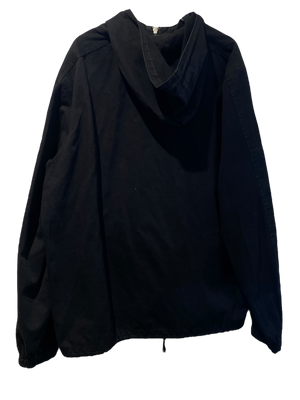 nike Used Supreme Black Twill Anorak - test