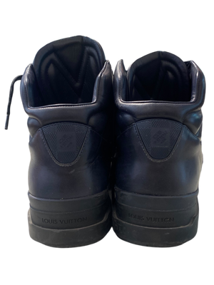 nike Used Louis Vuitton High Top Sneaker Black - test