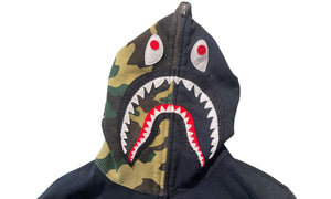 a bathing ape Used Bape Camo Full Zip Hoodie Black - test