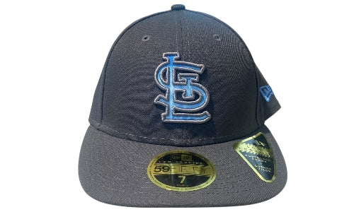 New Era Used St Louis Fitted Cap Grey Blue - test