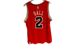 nike Used Chicago Bulls Home Jersey Lonzo Ball 2 - test