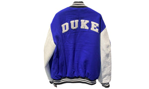 nike Used Duke University Varsity Jacket Blue - test