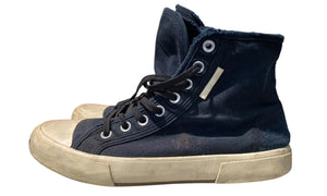 Balenciaga Used Balenciaga Paris Distressed High-top Sneakers - Balenci4