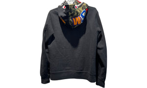 A Bathing Ape Used Bape Camo Full Zip Hoodie Black - test