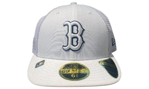 New Era Used Boston Red Sox Fitted Cap White - test