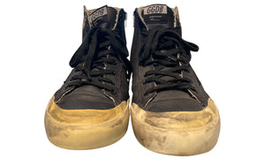 Golden Goose Used Golden Goose Ggdb Records Francy Black Gold  - 816251418