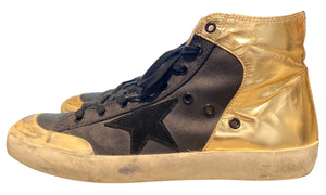 Golden Goose Used Golden Goose Ggdb Records Francy Black Gold  - 816251418