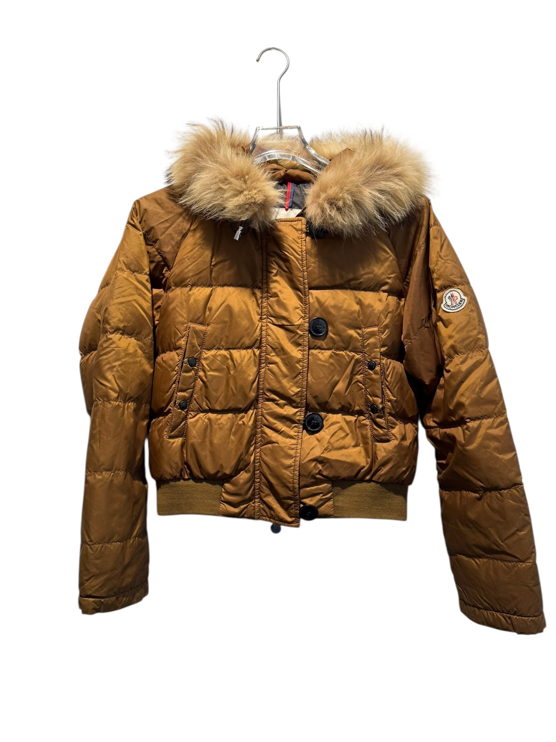 Moncler Used Moncler Women's Albertina Down Jacket Khaki Brown - 1211251607