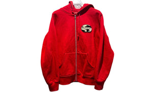 nike Used Supreme World Famous Zip Up Hooded Sweatshirt - test